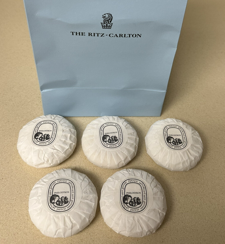 Diptyque Philosykos Soaps Set Face Body Ritz Carlton Hotel Soap
