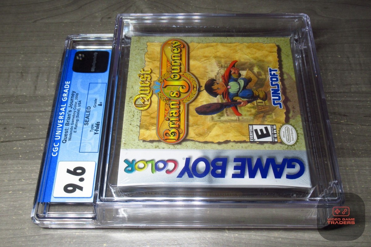 CGC 9.6 A+ - Quest: Brian's Journey Game Boy Color, GBC 2000 NEW