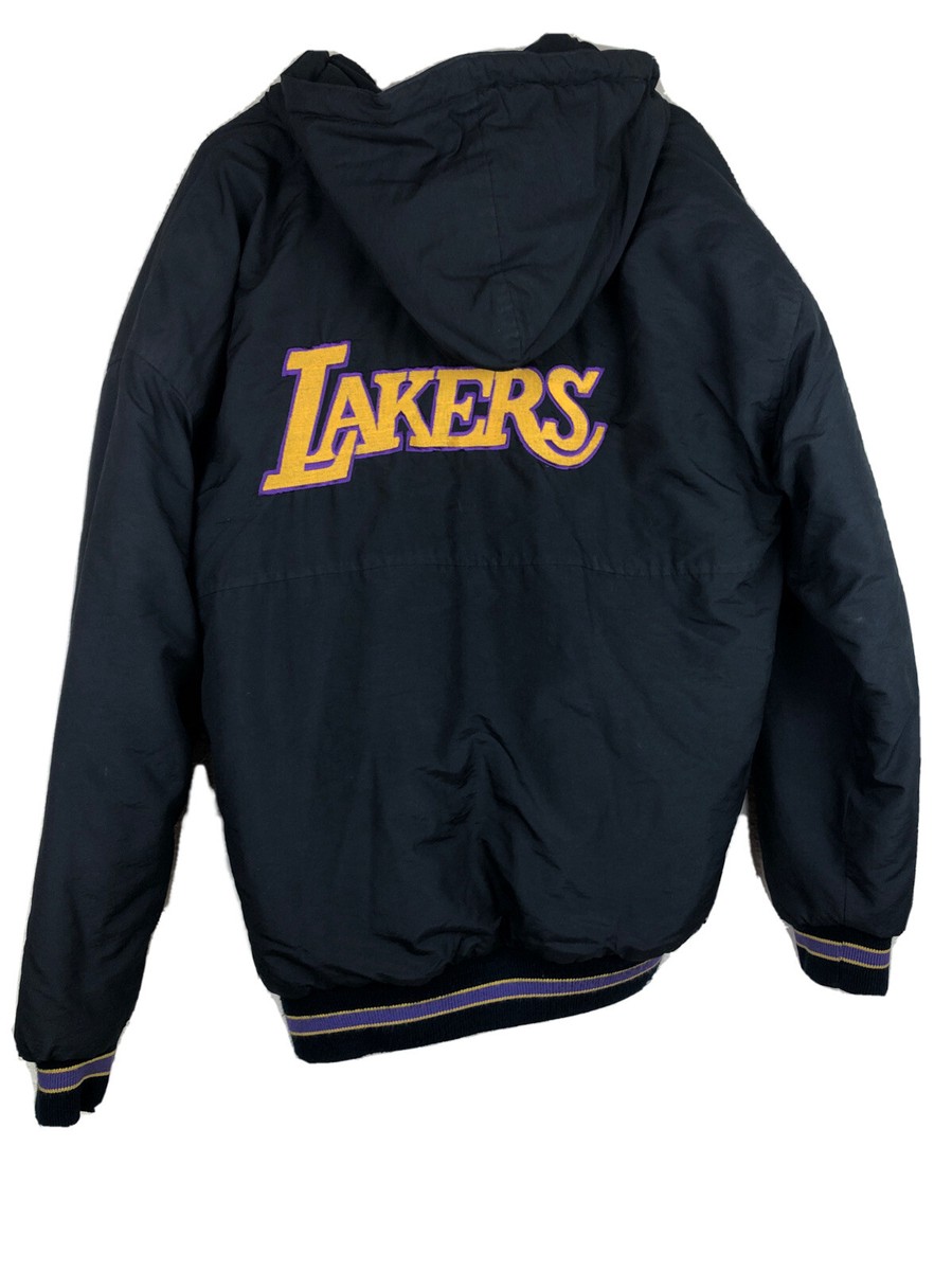 Vintage Los Angeles LA Lakers Starter Winter Jacket Black Vintage Los Angeles LA Lakers Starter Winter Jacket Black