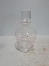 Royal Crystal Rock RCR Aurea Round Decanter & Stopper Vintage Crystal Barware