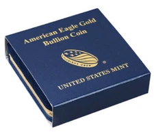 US Mint Presentation Case For 1/10 oz Gold American Eagle Coin Display Gift Box