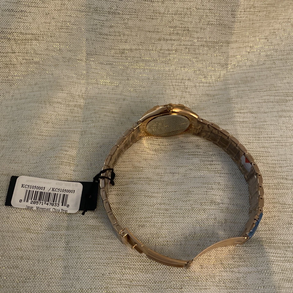 Женские часы Kenneth Cole KC51050003 с акцентом на кристалл розовое золото с циферблатом MOP - Изображение 4 из 4