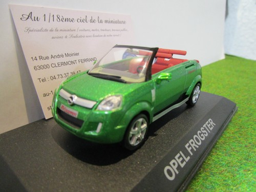 OPEL FROGSTER d 2001 vert 1/43 NOREV voiture miniature de collection concept car - 第 1/4 張圖片