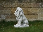 Löwe Legend Gerade Stenfgur H.20 Cm 43 X 20 Cm 18 Kg Weßbeton