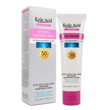 Kojic Acid Collagen SPF 50 Sunscreen Moisturizing Whitening Sunblock