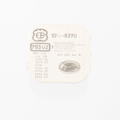 EB Bettlach 8370 Balance Complete Watch Part New Old Stock Watchmakers (C17D16)