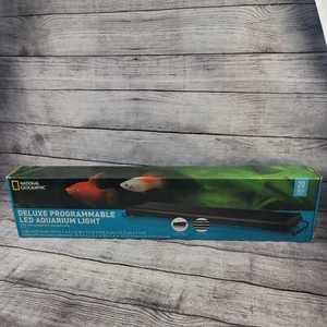 National Geographic Fish Tank Programmable Aquarium Light LED Hood LED 20" New