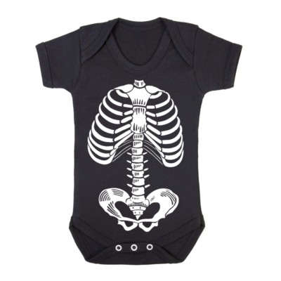 skeleton baby grow