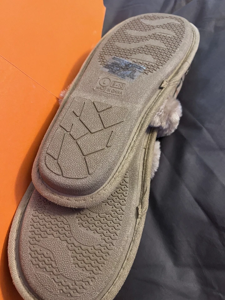 Zapatillas de espuma viscoelástica Avon Pop Of Plaid beige 9-10 Foto 3 de 4