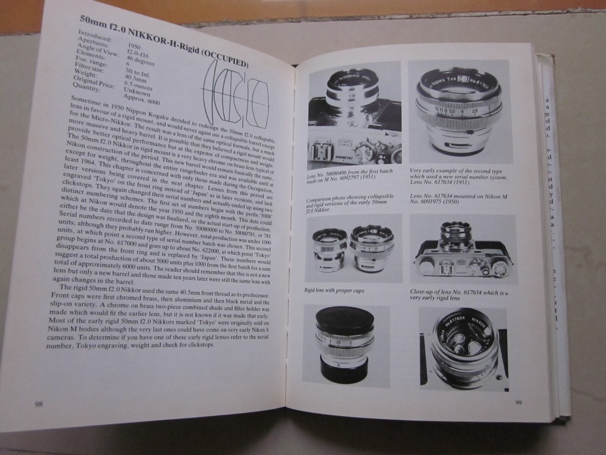 Nikon Rangefinder Camera Robert Rotolini Hove Collector Book 2nd