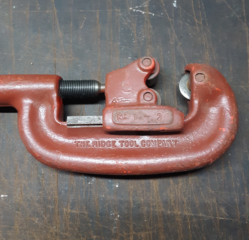 Ridgid Pipe Cutter No. 2A, 1/8"-2" Pipe Cutter Heavy Duty No. 1 - 2 Made in USA - Picture 6 of 7