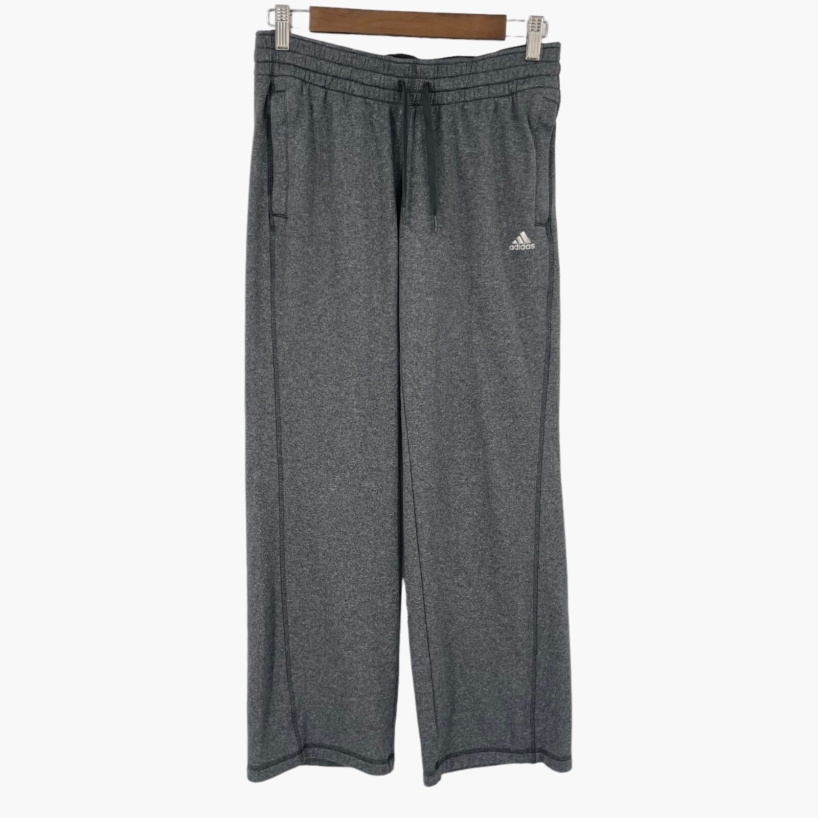 Adidas Men's Climawarm Performance Fleece Gray Sweatpants Size M eBay