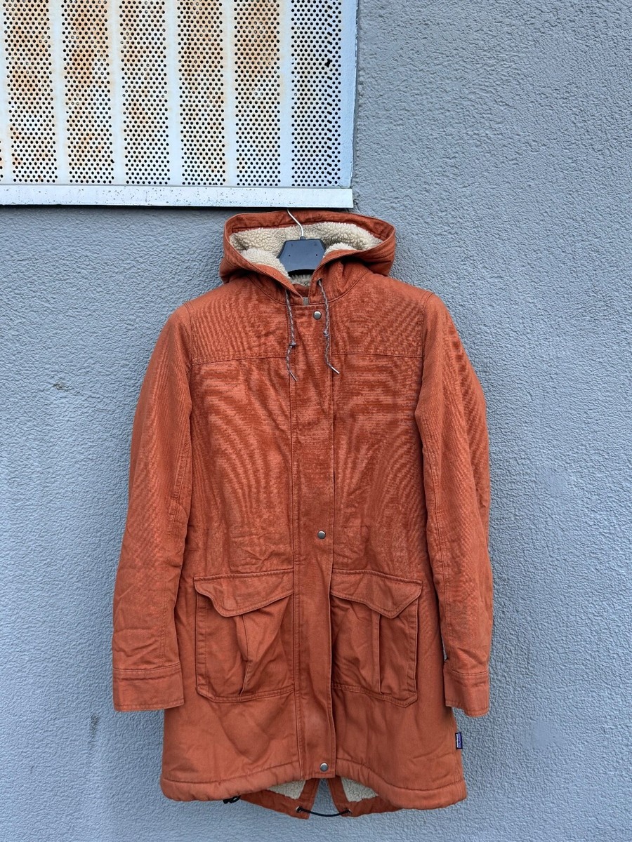 Patagonia Insulated Prairie Dawn Parka Coat Jacket Women's Orange
