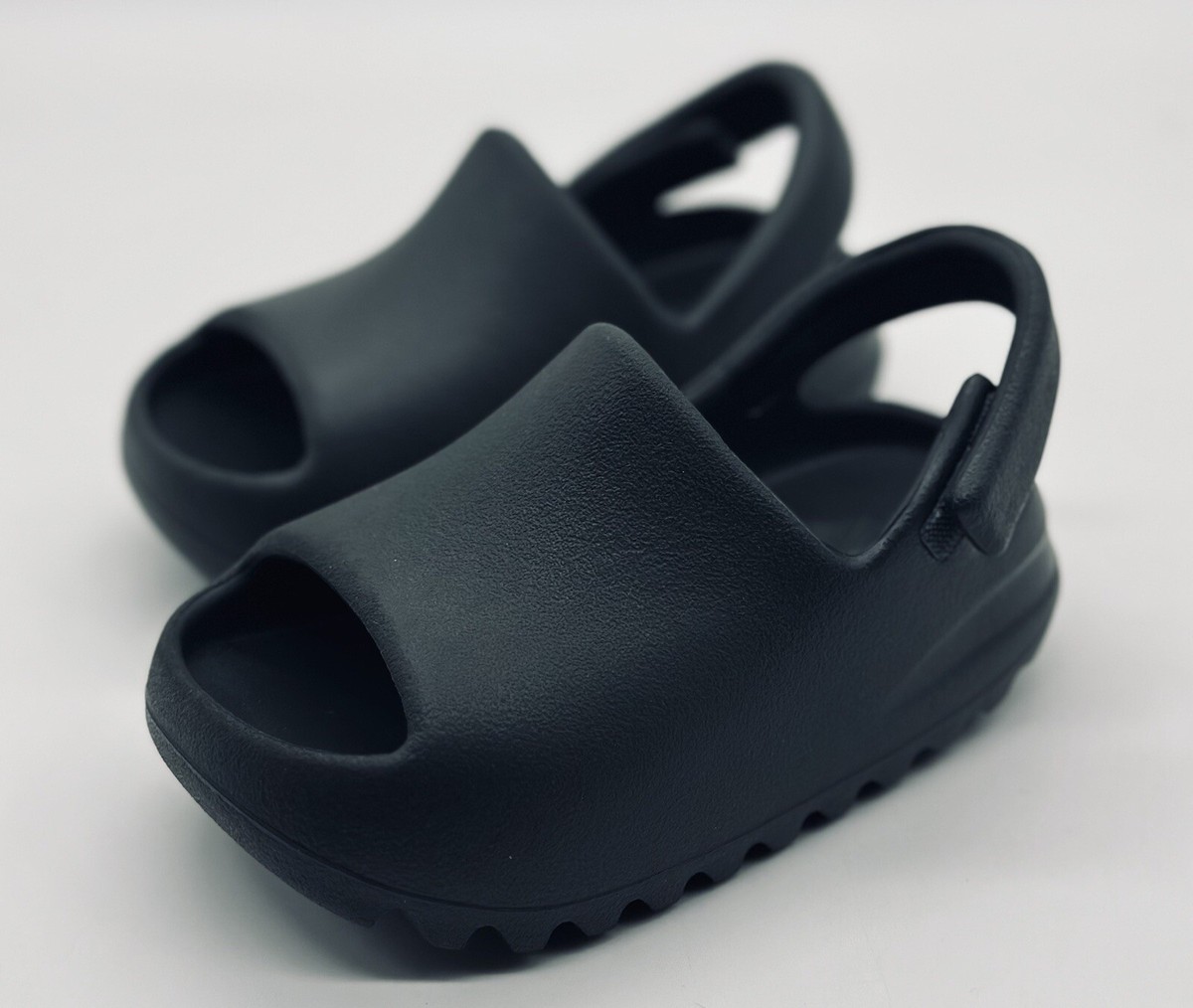 black yeezy sandals