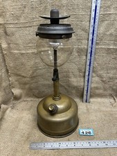 VINTAGE ORIGINAL TILLEY LAMP SHORT STEM TABLE LAMP - MODEL TL136 WITH RARE GLASS