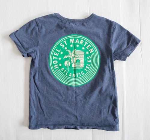 Country Road Kids Toddlers Slate Blue T Shirt Hotel ST Marten Size 3 - Picture 2 of 4