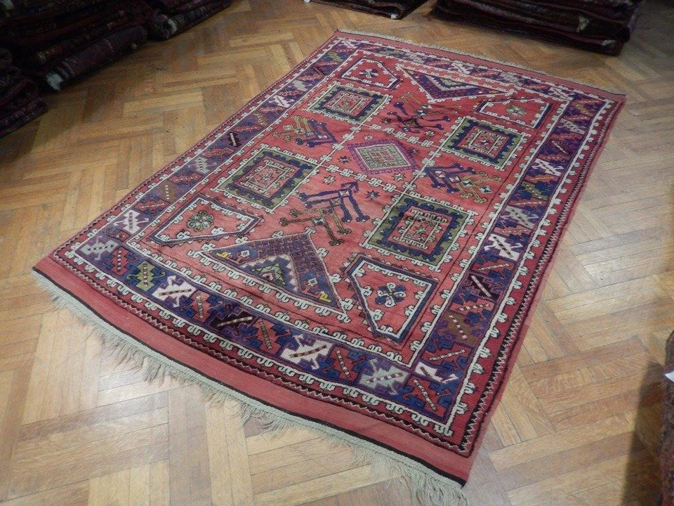 6x7' Antique Russian Kazak Rug 23354 - Image 4 of 4