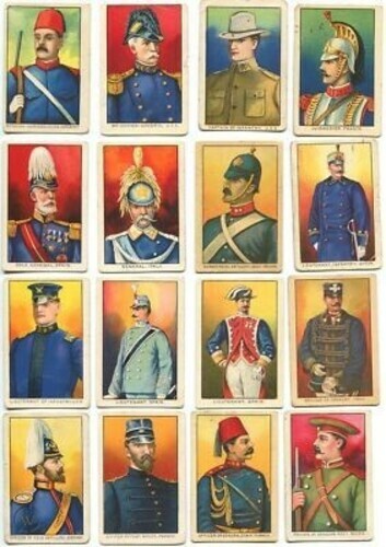 1910 T79 Military Series - Fez Backs - Cigarette Cards - Singles, Pick, Choose
