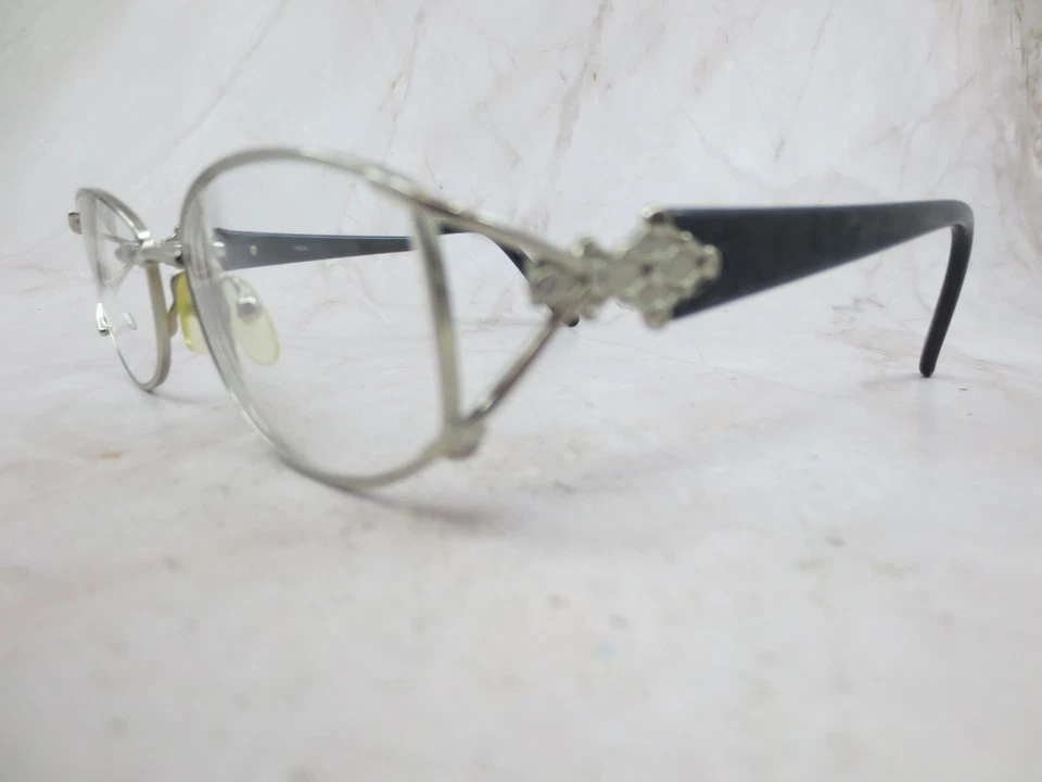 Marco de gafas indie para mujer de estaño borde completo lente transparente forma ovalada 52-17-135 Foto 2 de 4