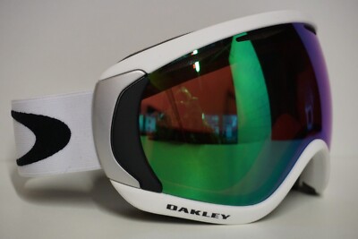 Oakley Canopy Snow - Matte White - Prizm Jade - Schneebrille - Snowboardbrille