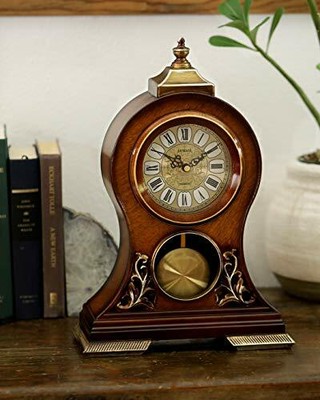 Traditional Hand Painted Modern Grandfather Wall Clock W Swinging Pend Elegant