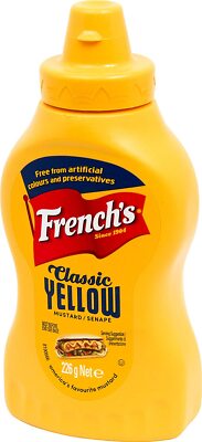 46,47 /L CMC French's Classic Yellow Mustard (215 ml) Senf Klassik Kochen Tasty