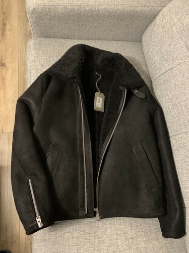 All Saints Dekley Black Matte Leather 
