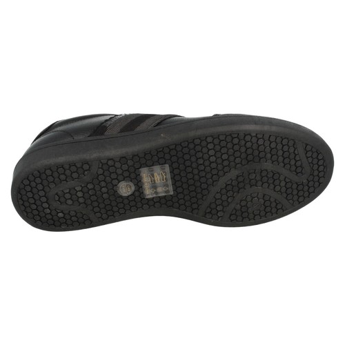 Uomo Lambretta Nero/Sintetico Nero Scarpe Sportive: LAM0005 - Foto 10 di 10