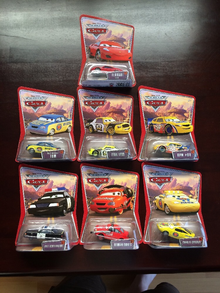 LOT OF 7 HTF DISNEY PIXAR DIECAST CARS DESERT BACK BNIP | eBay