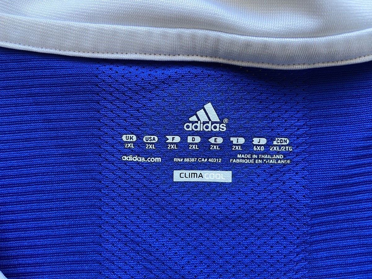 Maillot Rugby Argentine Adidas 2010/2011 - Taille XL / 11 - Occasion
