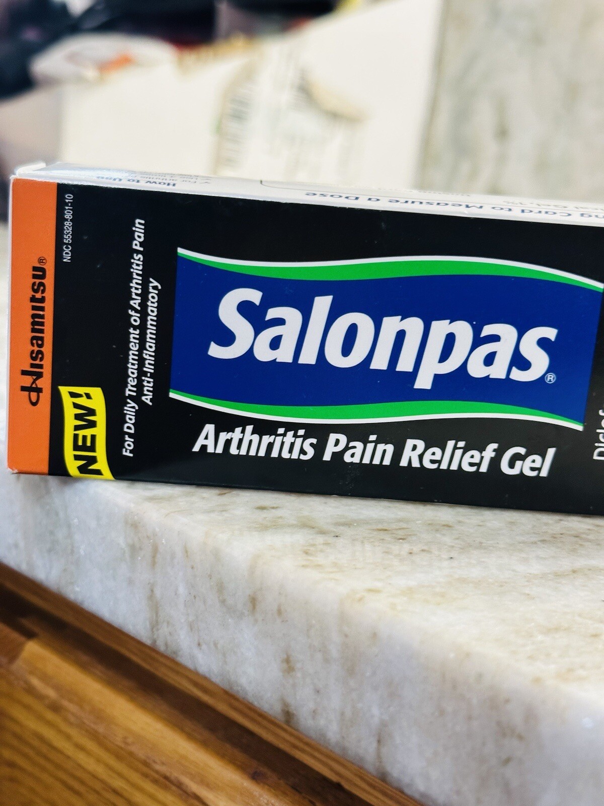 Salonpas Arthritis Pain Relief Gel OTC Medicine for Joint Pain 3.53 oz