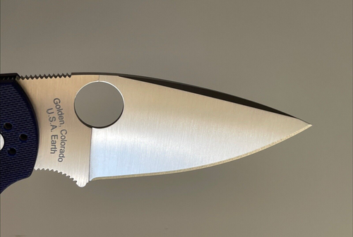 Spyderco C41GDBL5 Native 5 Klappmesser CPM-S110V dunkelblau G-10 USA - Bild 8 von 18