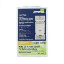 Leviton Decora 120/277-Volt AC White Occupancy PIR Sensor Model #R52-ODS10-IHW