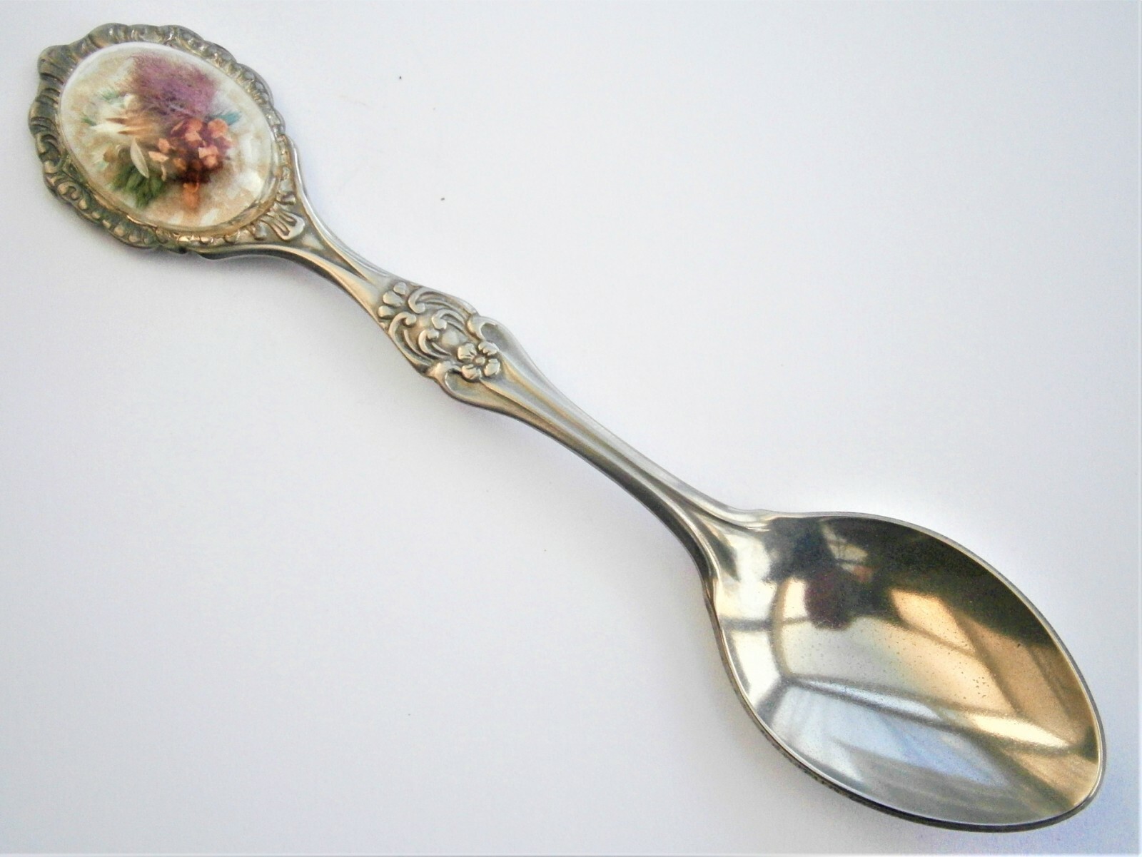 Dried Flower Arrangement Decorative Stainless Steel Collectors Souvenir Spoon SH46-image