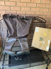 TIDEWE Hip Wader Lightweight Hip Boot Unisex Nylon Size 7 Open Box