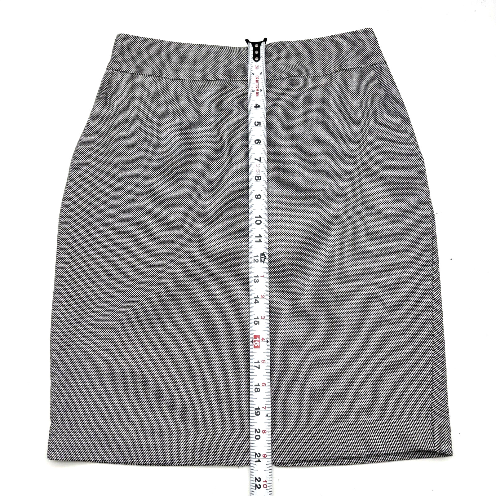 Express Black White Wave Micro Pattern High Waist… - image 9