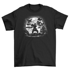 Moonlight Samurai t-shirt - Slice through darkness with style! Cool design, Unis