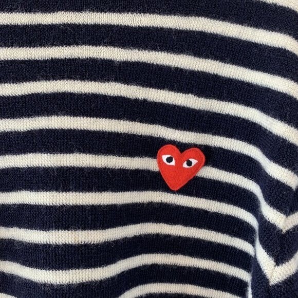 CDG Comme Des Garcons PLAY Wool Sweater M | eBay