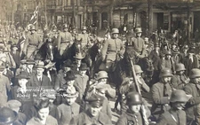 POST WWI GERMAN FREIKORPS MARINEBRIGADE EHRHARDT BERLIN 1919 PHOTO POSTCARD RPPC