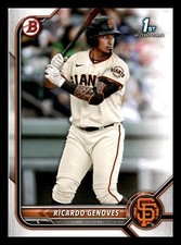 Ricardo Genoves 2022 Bowman 1st #BP-60 San Francisco Giants Mint