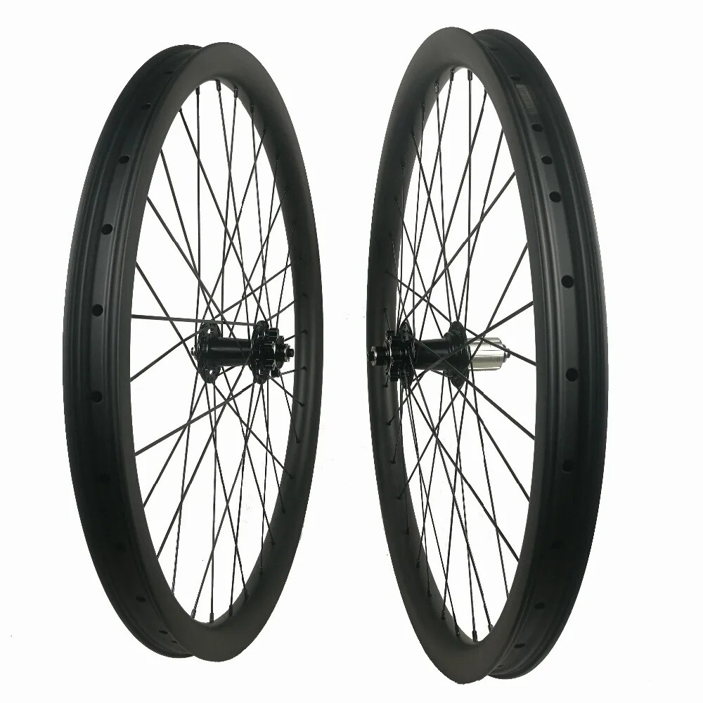 Carbon Wheels Mountain Bike 26/27.5/29er 40*32mm Clincher Hookless Tubeless