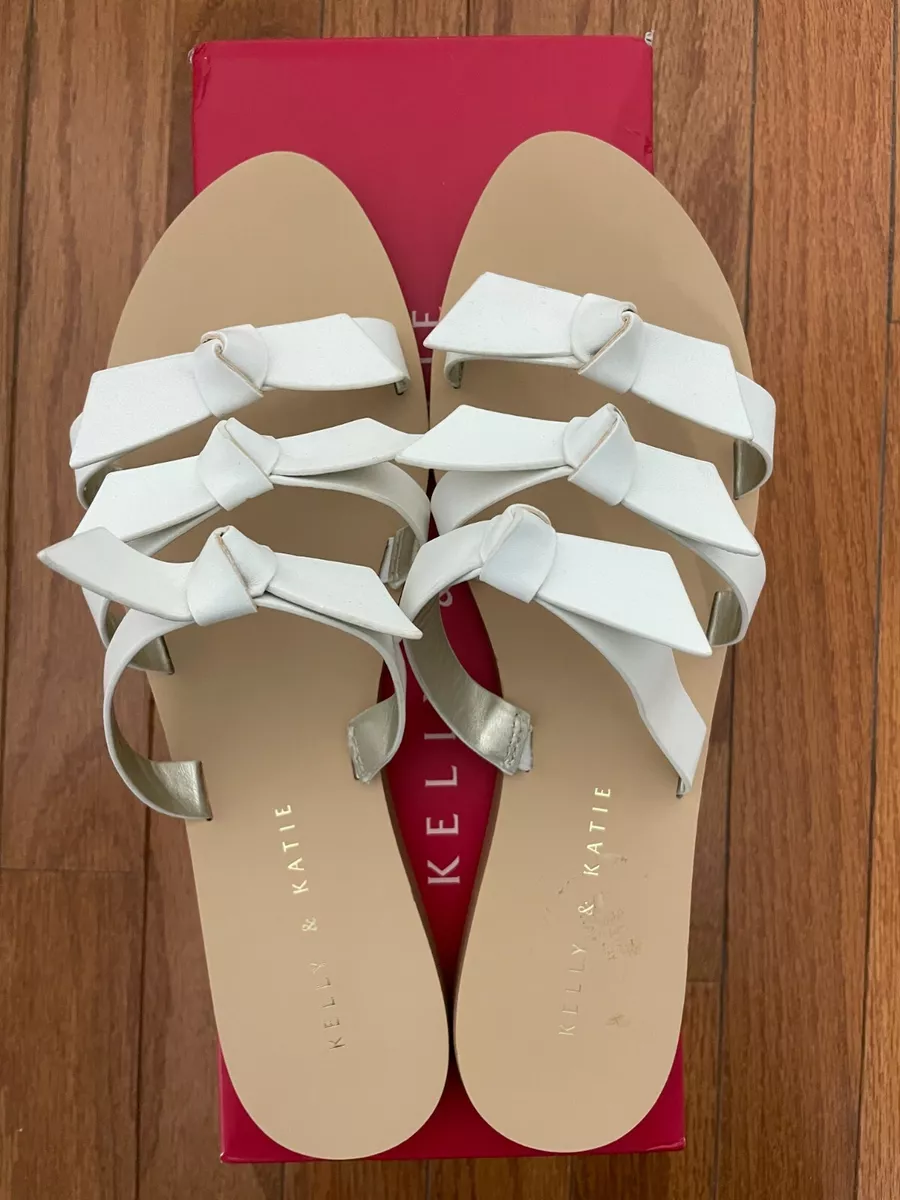 Kelly and deals katie white sandals