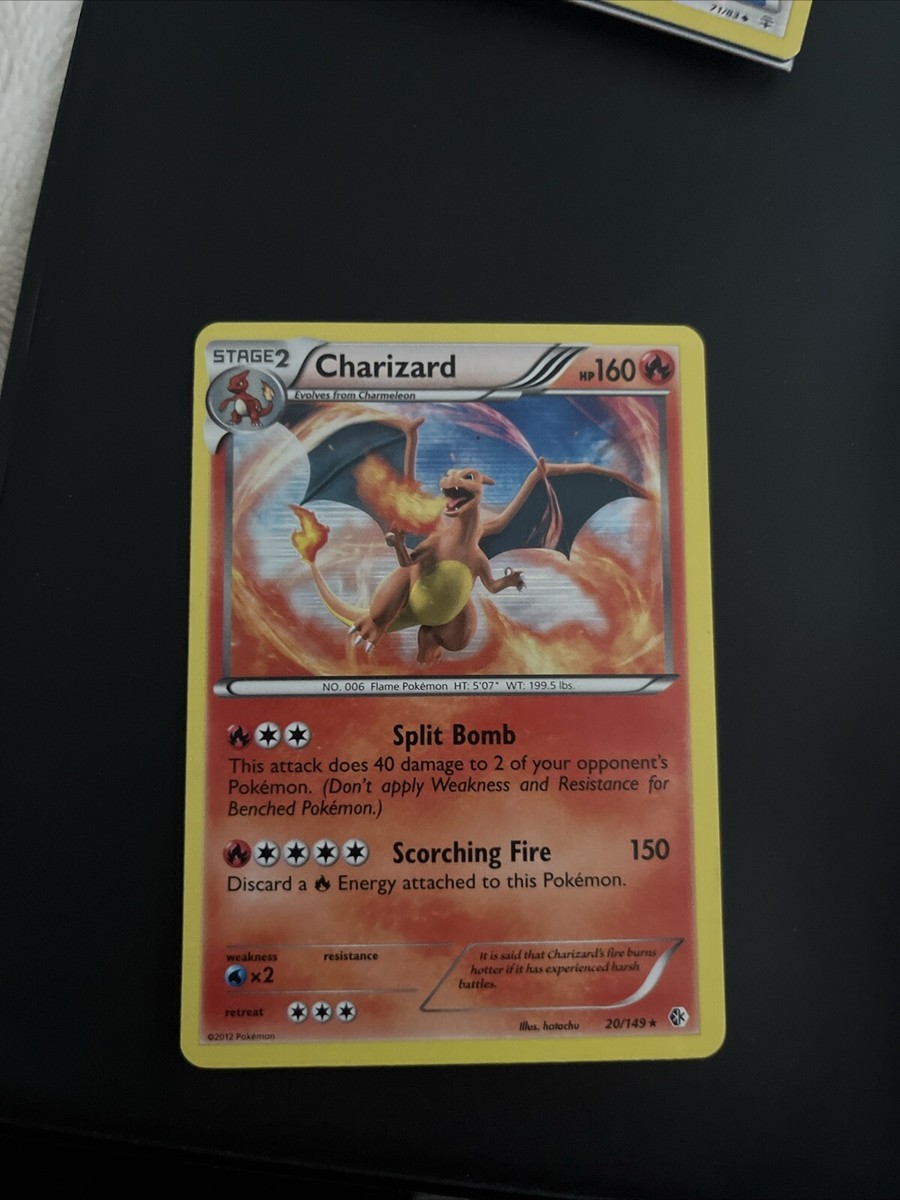 Charizard 20/149 Boundaries Crossed Cosmos Holo Rare 2012 Pokemon