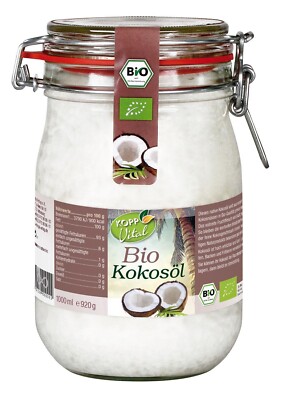 KOPP Vital  Bio-Kokosöl vegan 1000 ml zum Braten, Backen und Frittieren Vegan