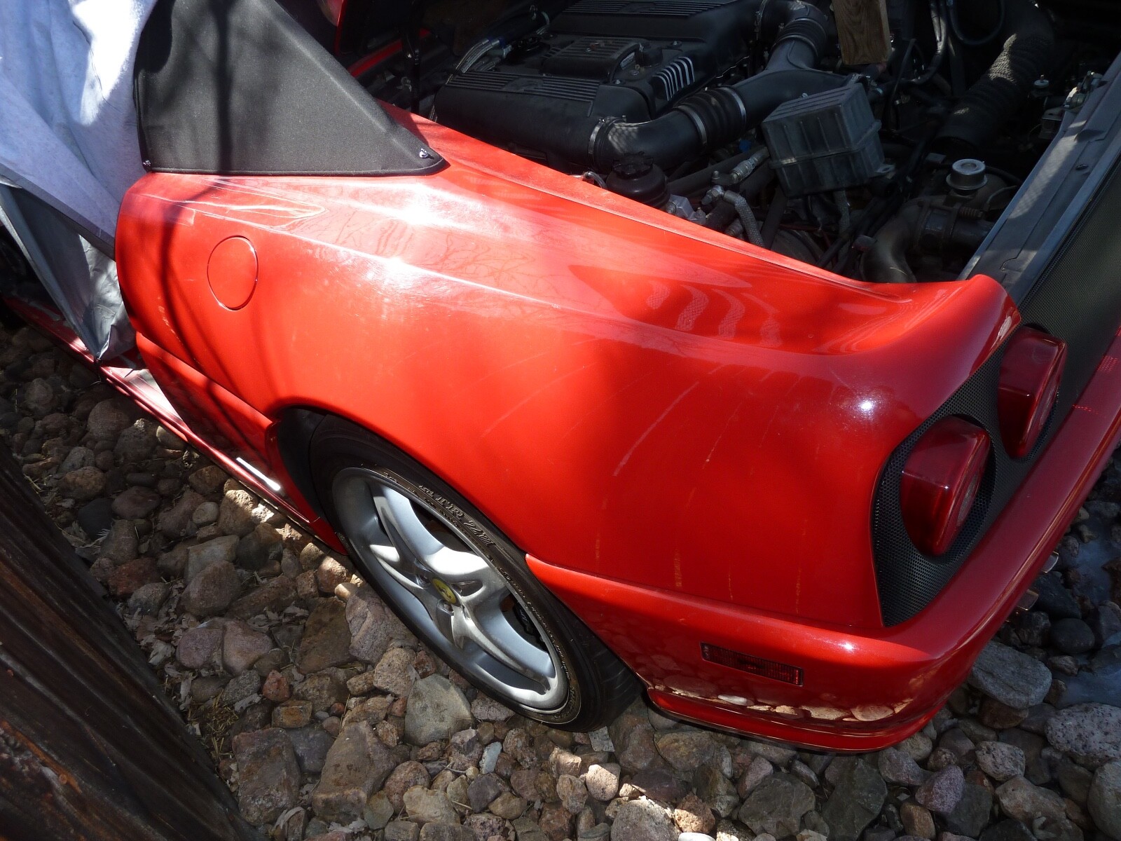 Ferrari 355 Convertible Spider Rear OEM Left Quarter Panel Wing Standard Cut