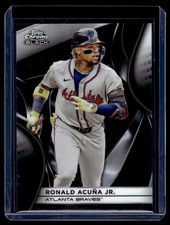 2025 Topps Chrome Black Ronald Acuna Jr. Atlanta Braves #150