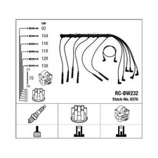 Ngk 0576 Zündleitungssatz für Bmw Mini