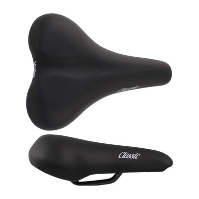 Sella Per Cyclette 275x245 Mm A Tre Bulloni – Colore Nero, Ideale Per Sostituzione Su Bike Da Allenamento