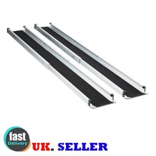 6ft Long Telescopic Car Ramps - Extended Lip for Easy Loading UK