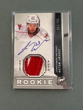 Jeremy Welsh 2012-13 UD The Cup Rookie Auto Patch /249 SP RC 2 Color Hurricanes